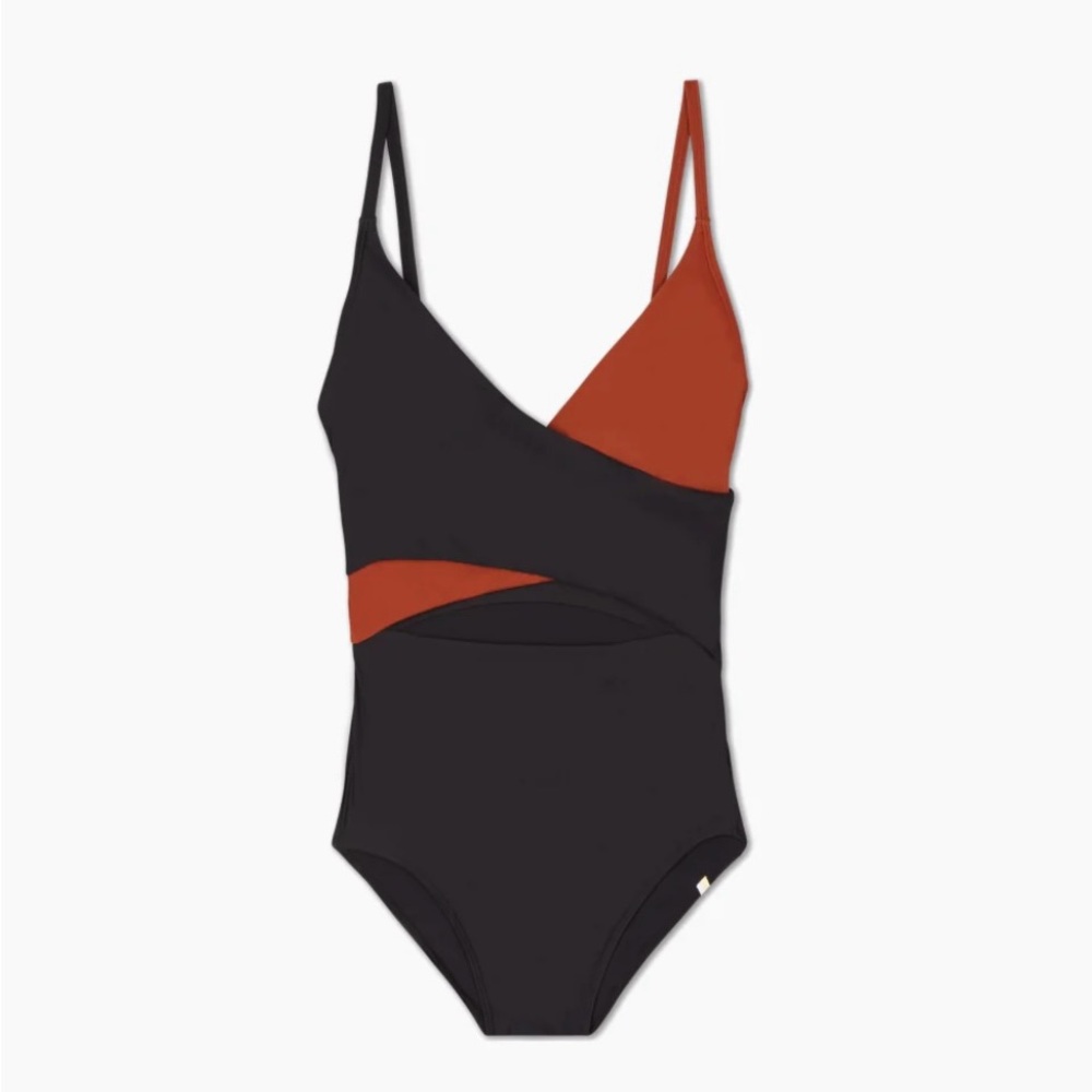 Summersalt Sea Breeze Cut Out One Piece Swimsuit
